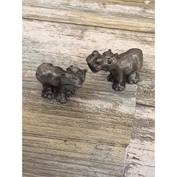 Hudson Pewter Noah’s Ark Set 1981 Wood Ark w/Noah and 11 Pairs of Pewter Animals - Picture 5 of 17